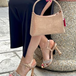 Sandalo Gioiello Donna Kharisma Nero-Ororosa 7558