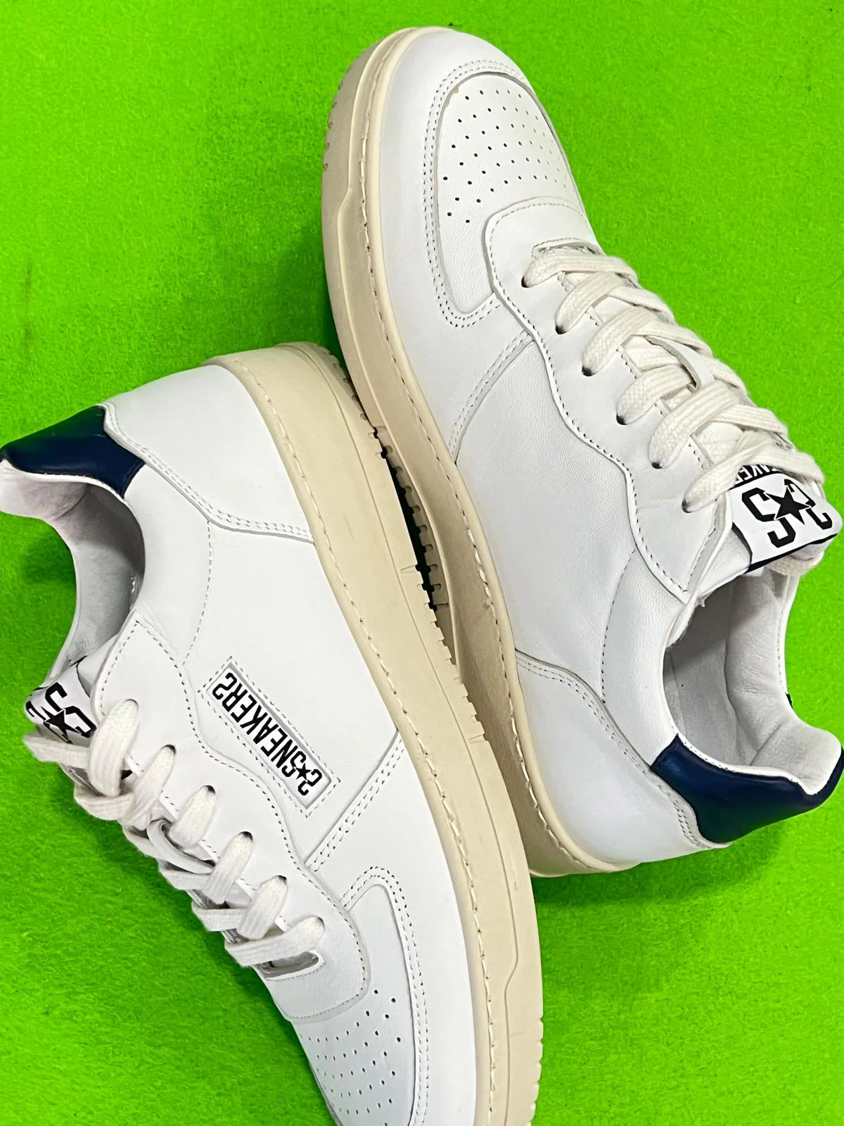 Sneakers 2STAR Uomo Pelle Bianco/Vari Riporti 2SU42