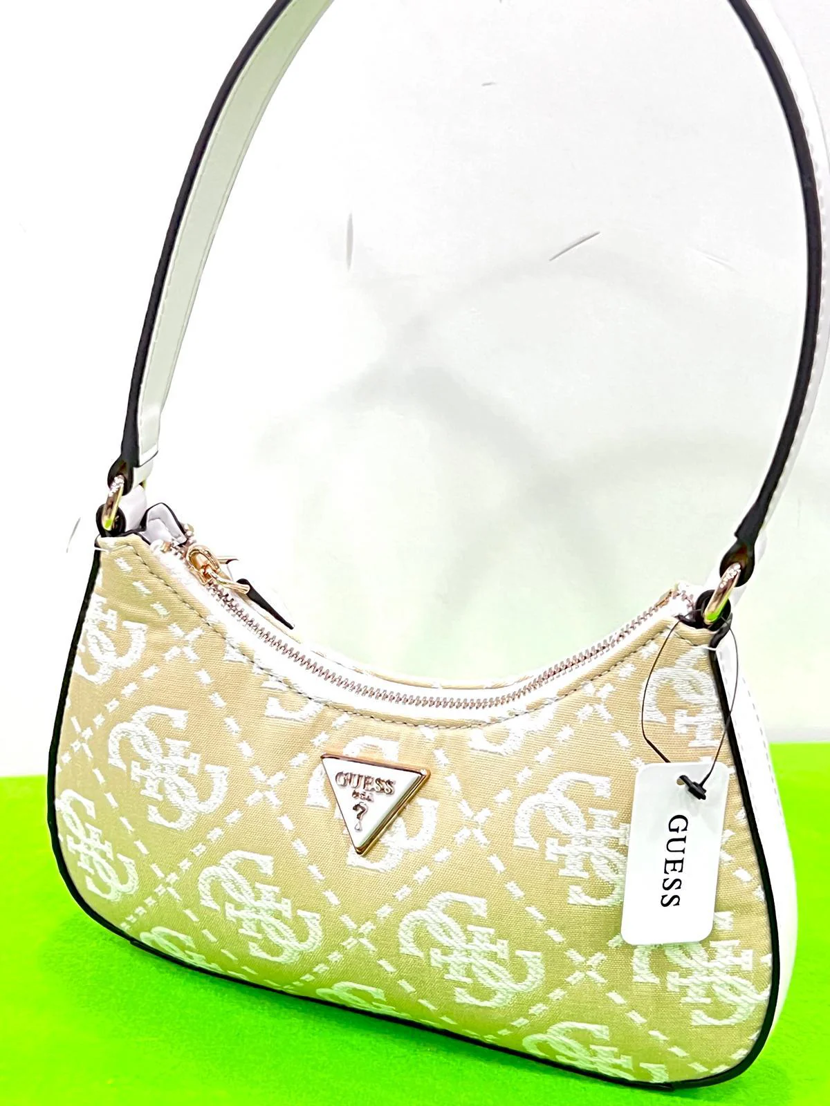 Borsa Guess Donna Ruma mini Verde-Rosa-Beige JG933973 - immagine 2