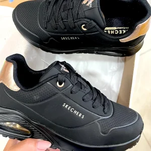 Sneakers SKECHERS Donna Bianco-Nero 3105455L