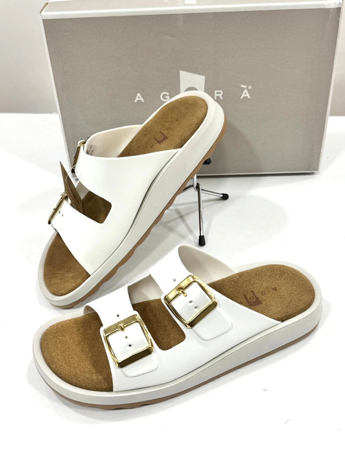 Ciabatta Agora' Donna Doppia Fibbia bd 00/524 - immagine 3