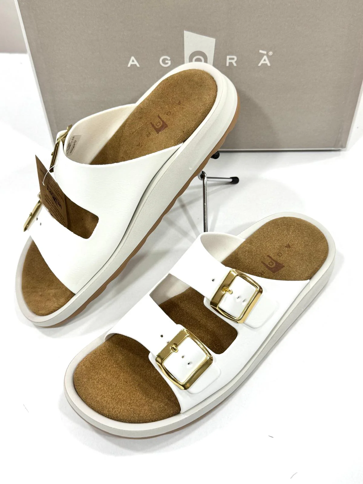 Ciabatta Agora' Donna Doppia Fibbia bd 00/524 - immagine 2