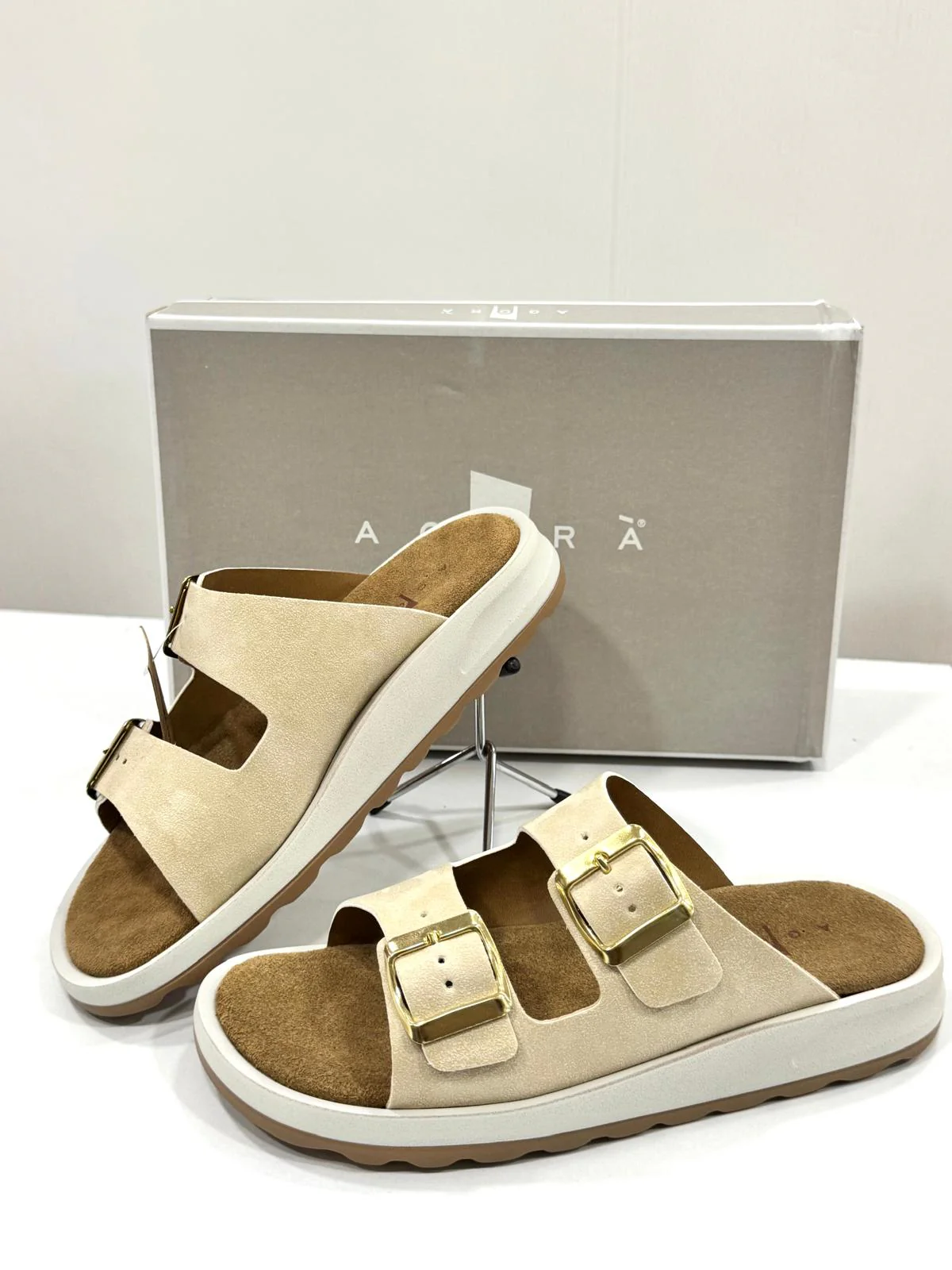 Ciabatta Agora' Donna Doppia Fibbia bd 00/524 - immagine 8