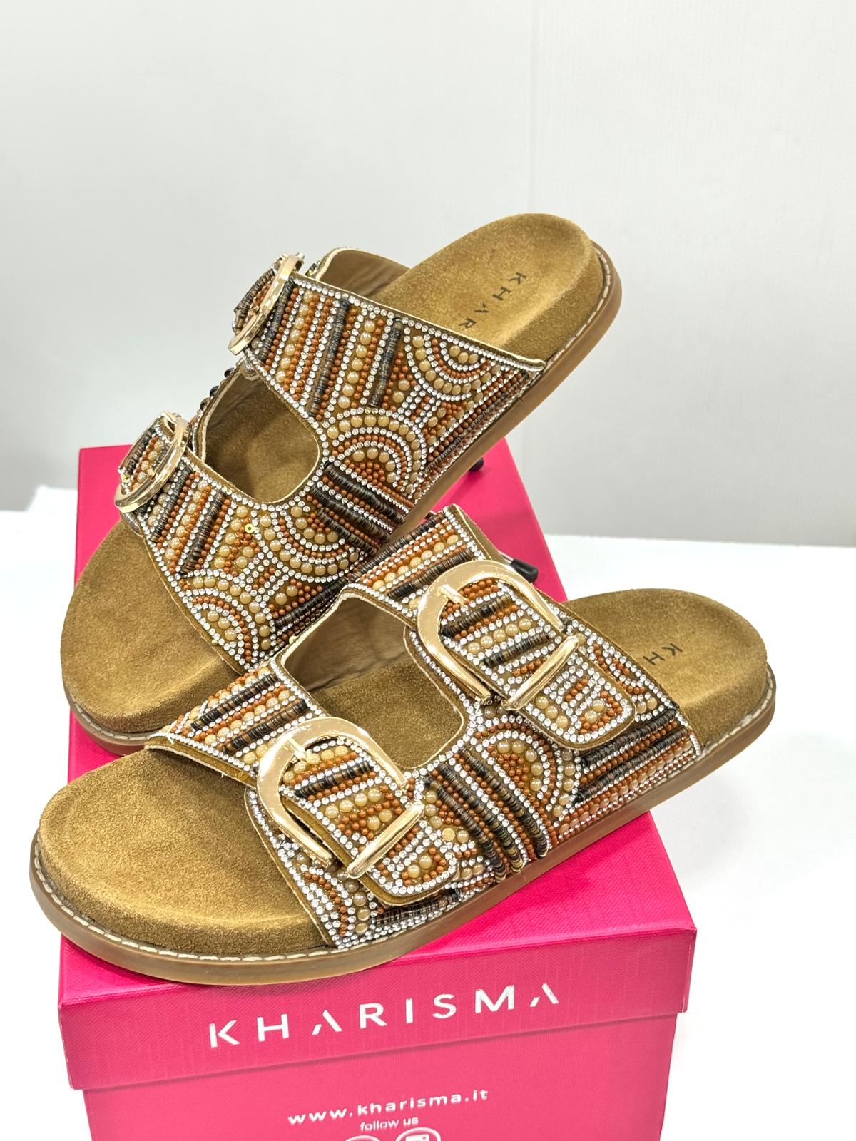 Sandalo Ciabatta Kharisma Donna Multicolor 9332 - immagine 5