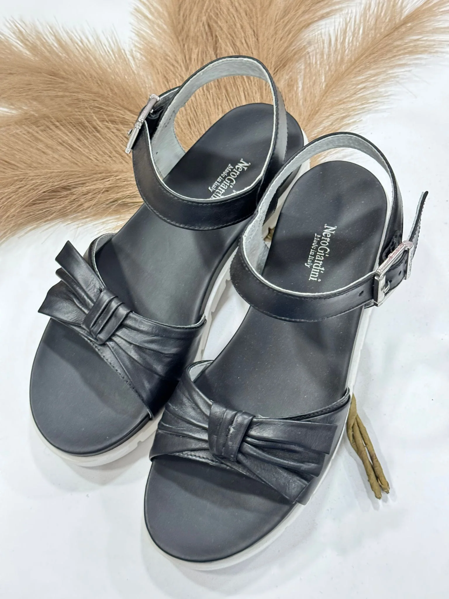 Sandalo Donna Nero Giardini P908221D - immagine 3