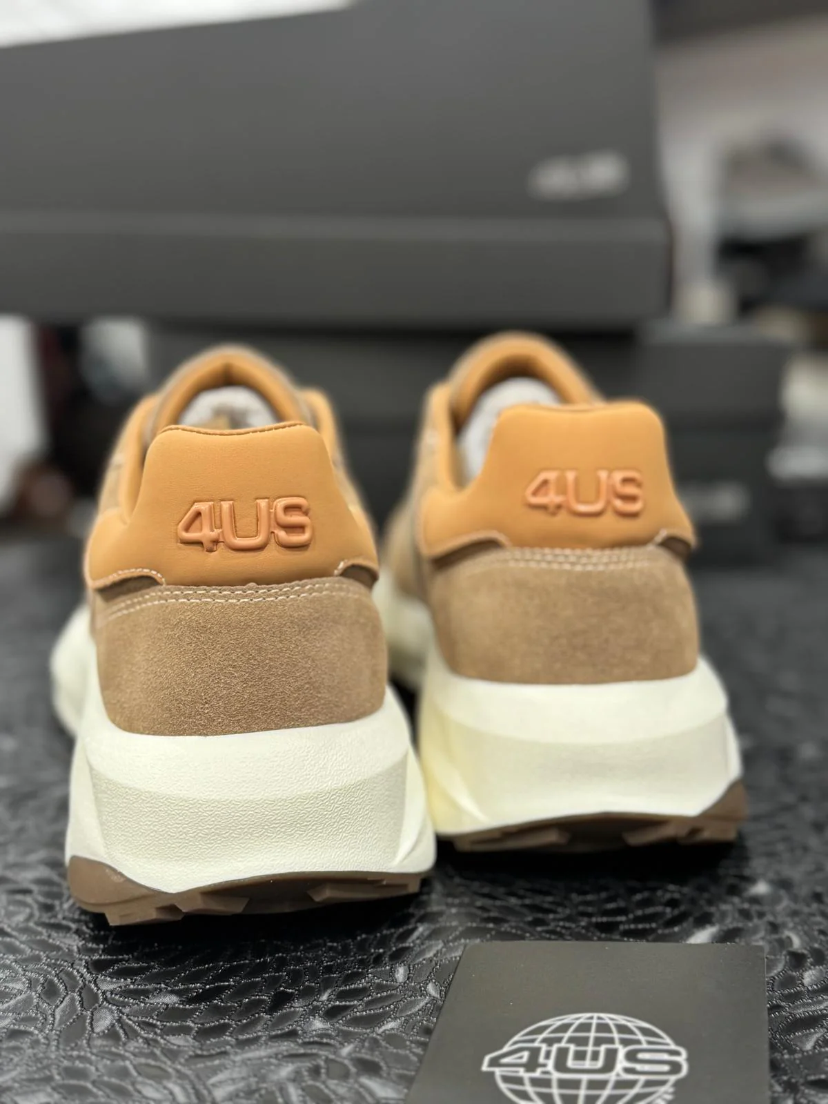 4US Sneakers Uomo Cesare Paciotti Camoscio RIS001 - immagine 6