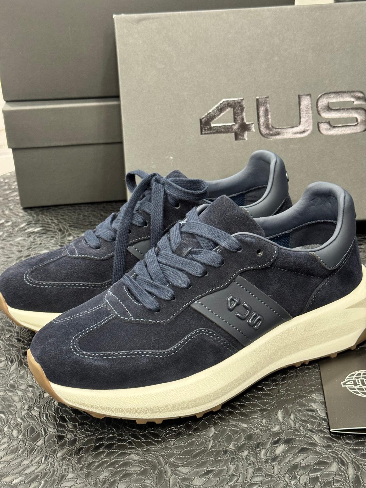 4US Sneakers Uomo Cesare Paciotti Camoscio RIS001 - immagine 5