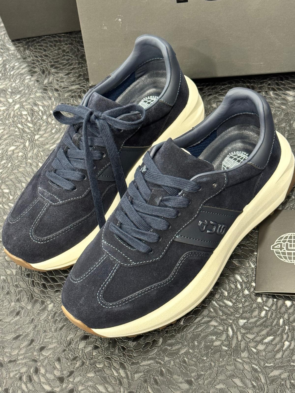 4US Sneakers Uomo Cesare Paciotti Camoscio RIS001 - immagine 4