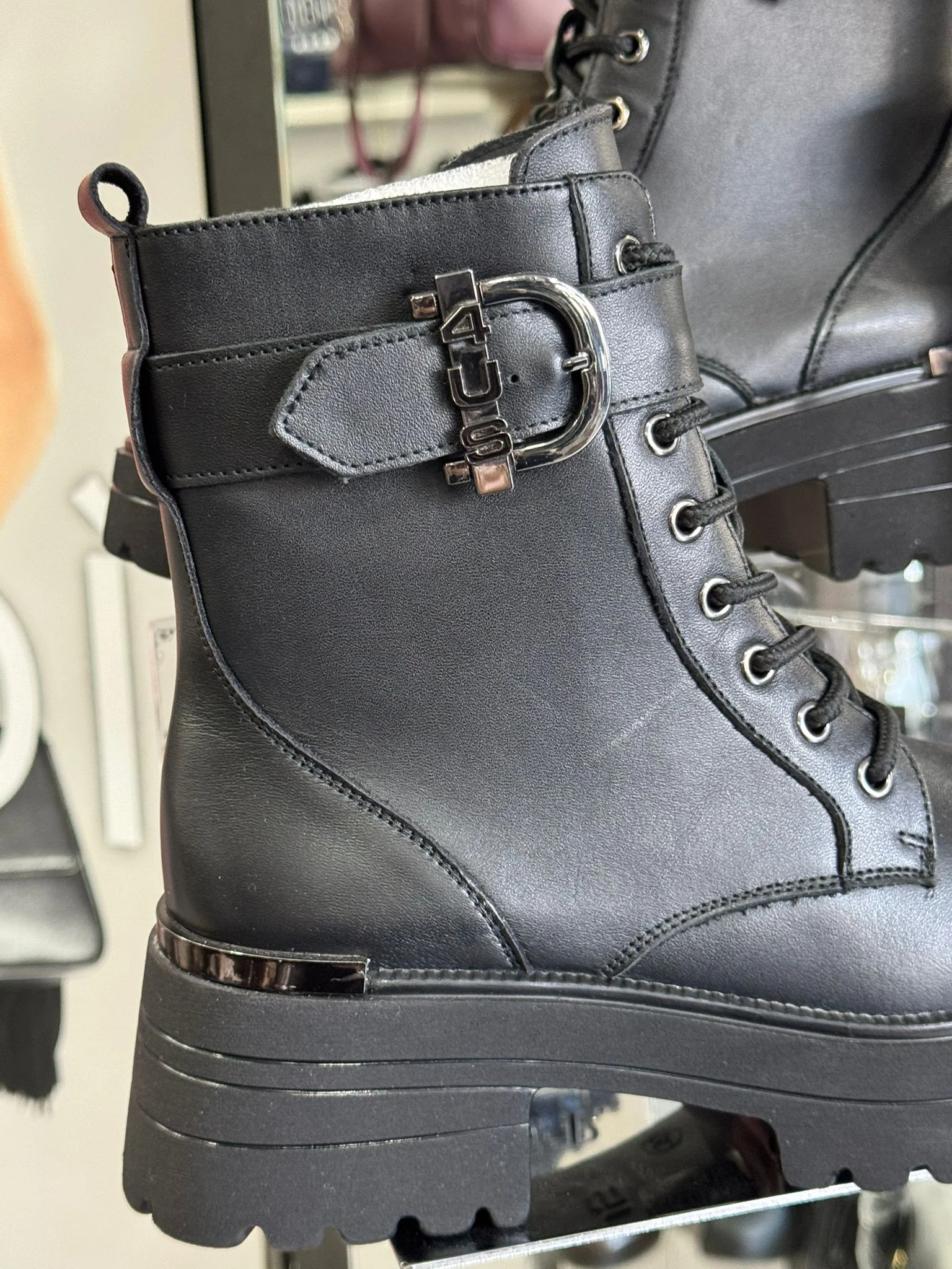 4US Paciotti Donna Anfibi in pelle 4bv134 - immagine 5