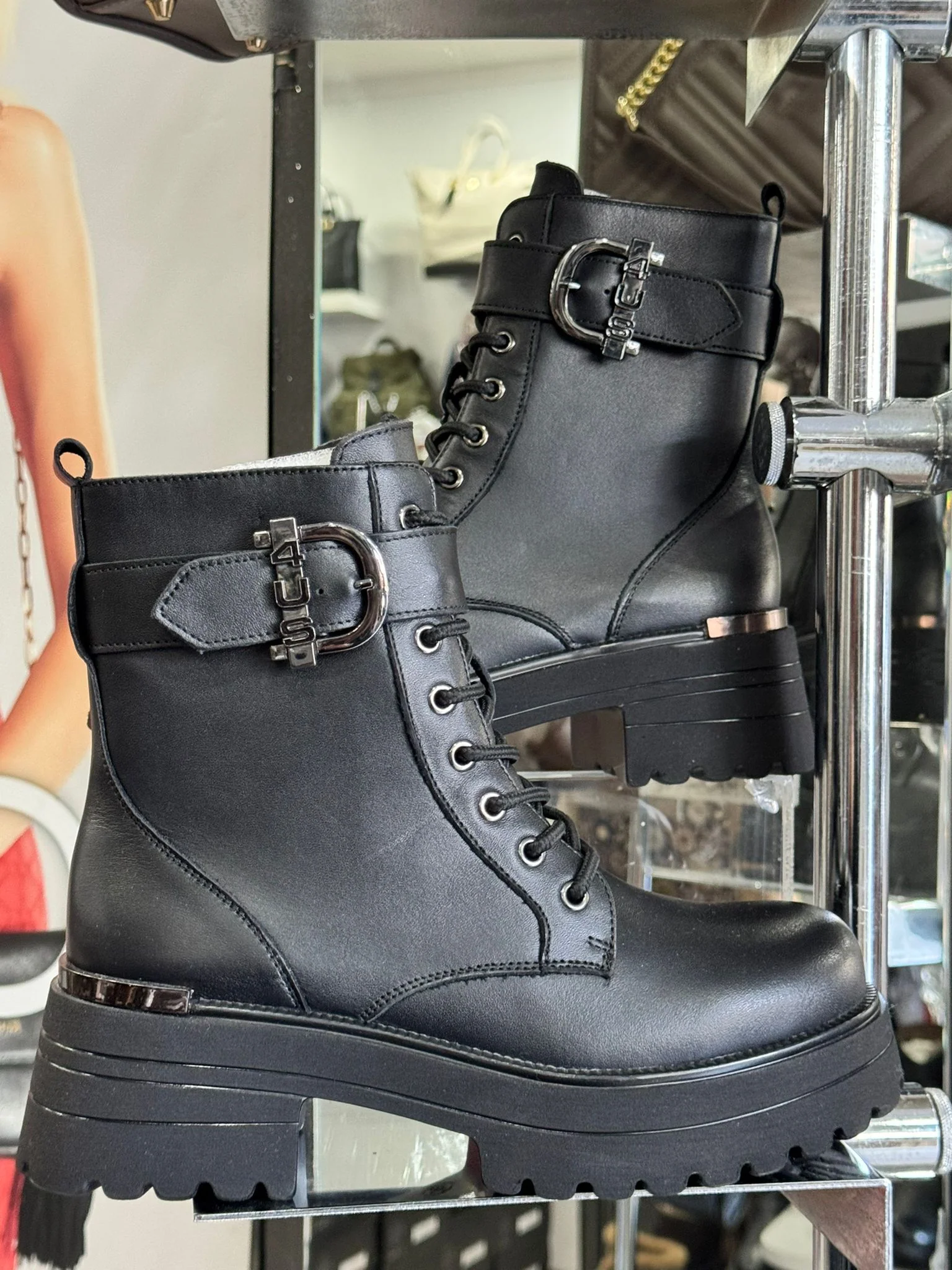 4US Paciotti Donna Anfibi in pelle 4bv134