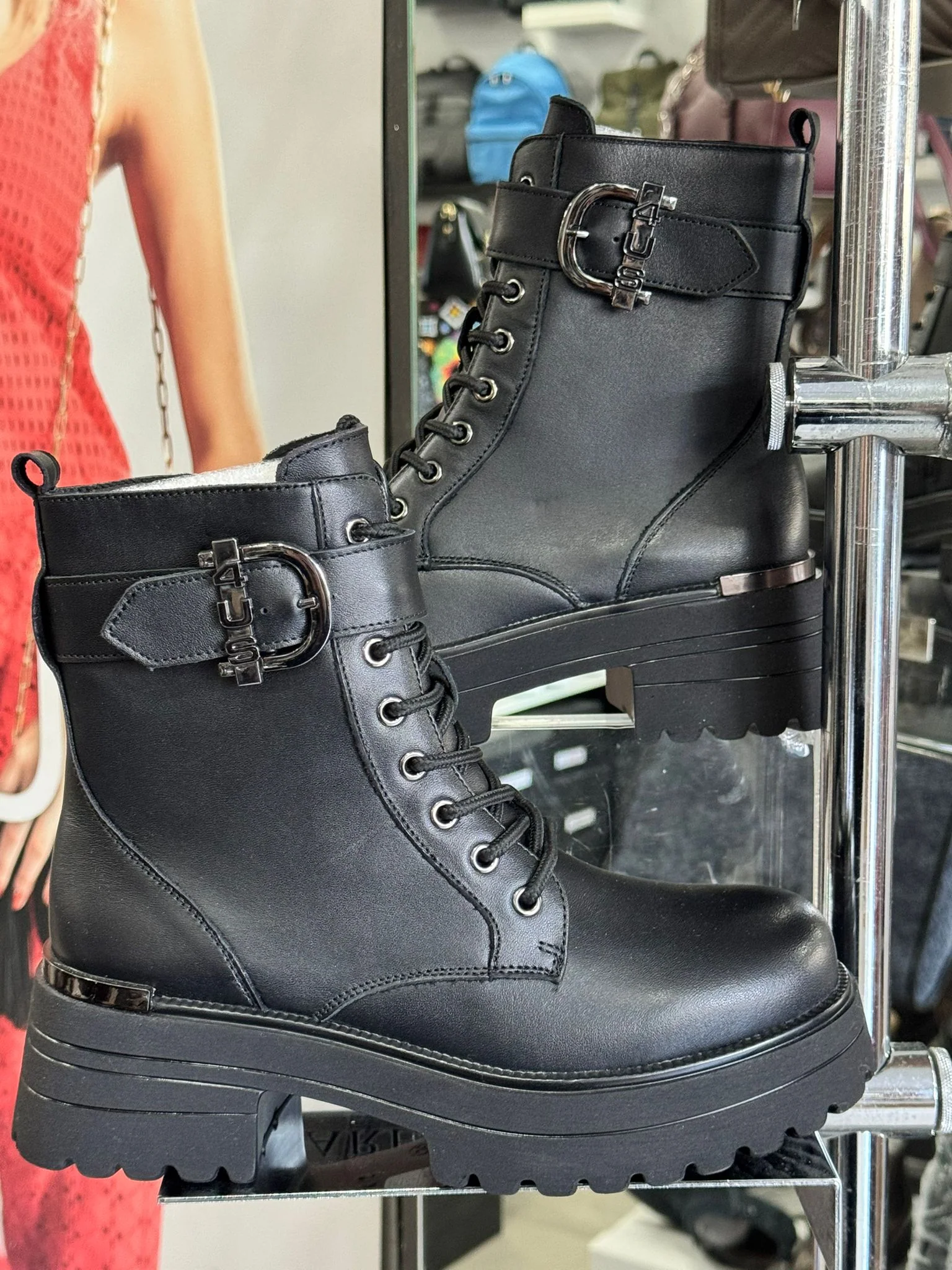 4US Paciotti Donna Anfibi in pelle 4bv134 - immagine 4