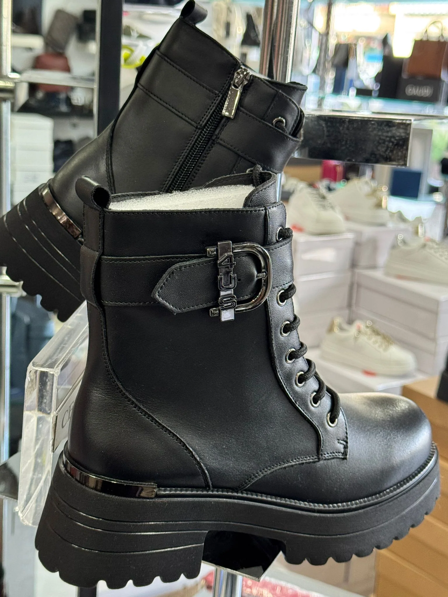 4US Paciotti Donna Anfibi in pelle 4bv134 - immagine 3