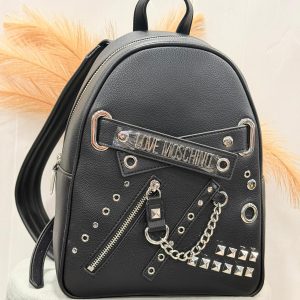 Zaino Moschino Donna Nero Con Accessori JC4036PP1HLO0000