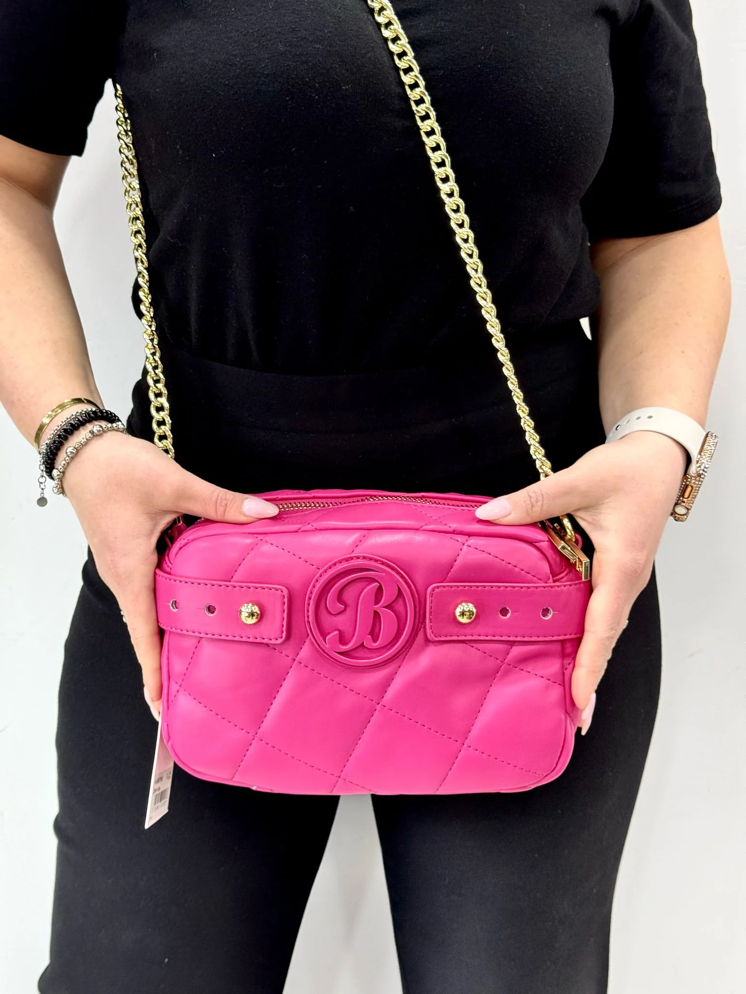 Borsa Donna Bagghy Bianca/Nera GN7140 - immagine 7