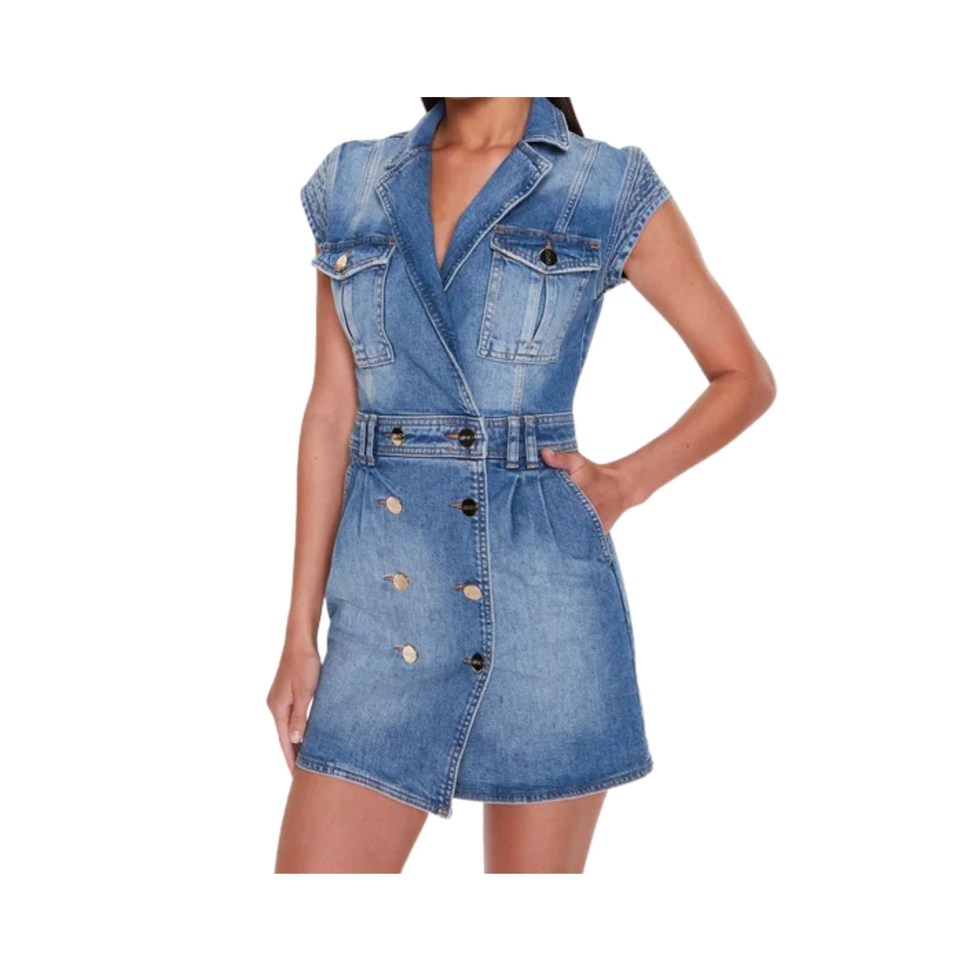 Abito Donna con passanti per cintura - immagine 3