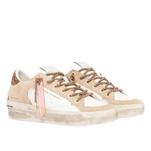 CRIME LONDON - SK8 DELUXE WEDGE CHAMPAGNE DUST