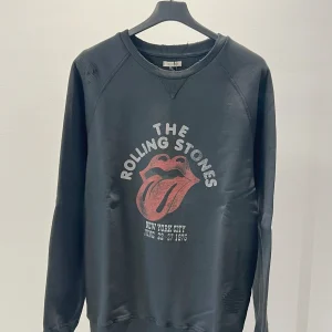 SOX IN THE BOX - FELPA GIROCOLLO THE ROLLING STONES NERA