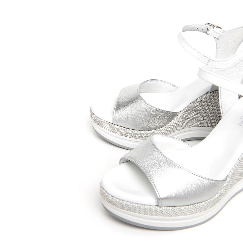 Sandali NeroGiardini donna E307680D argento - immagine 4