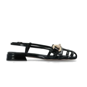 Sandali Elvio Zanon donna Ko Vim neri