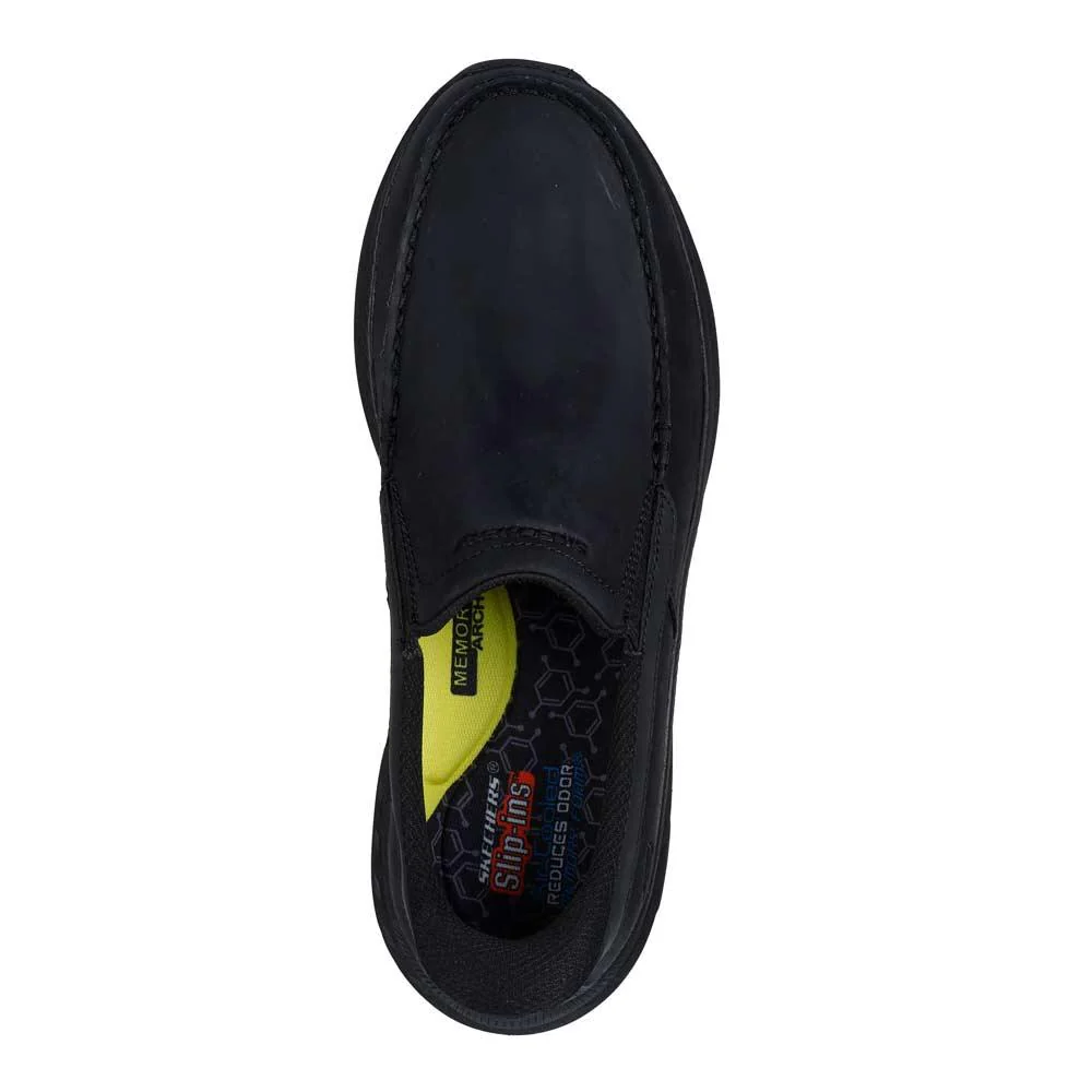 Mocassini Skechers uomo 205587 neri - immagine 4