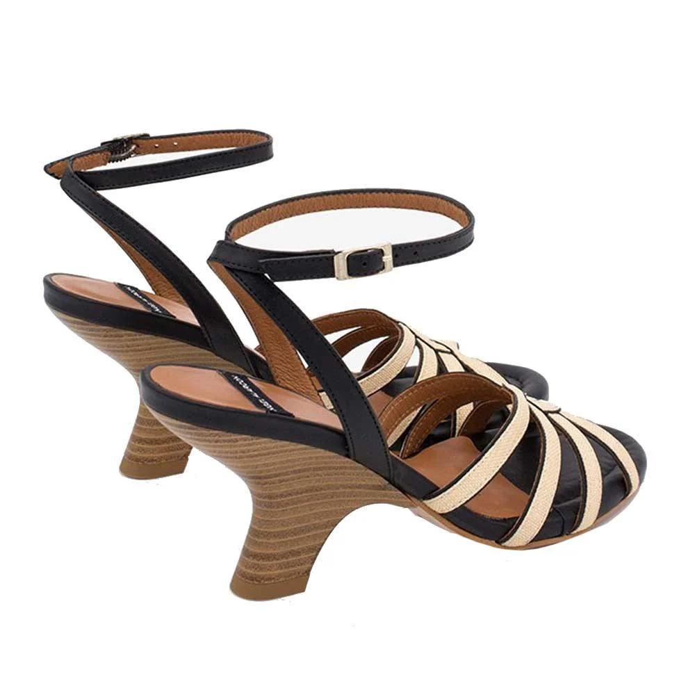 Sandali Angel Aracon donna 24072 Karen neri - immagine 4