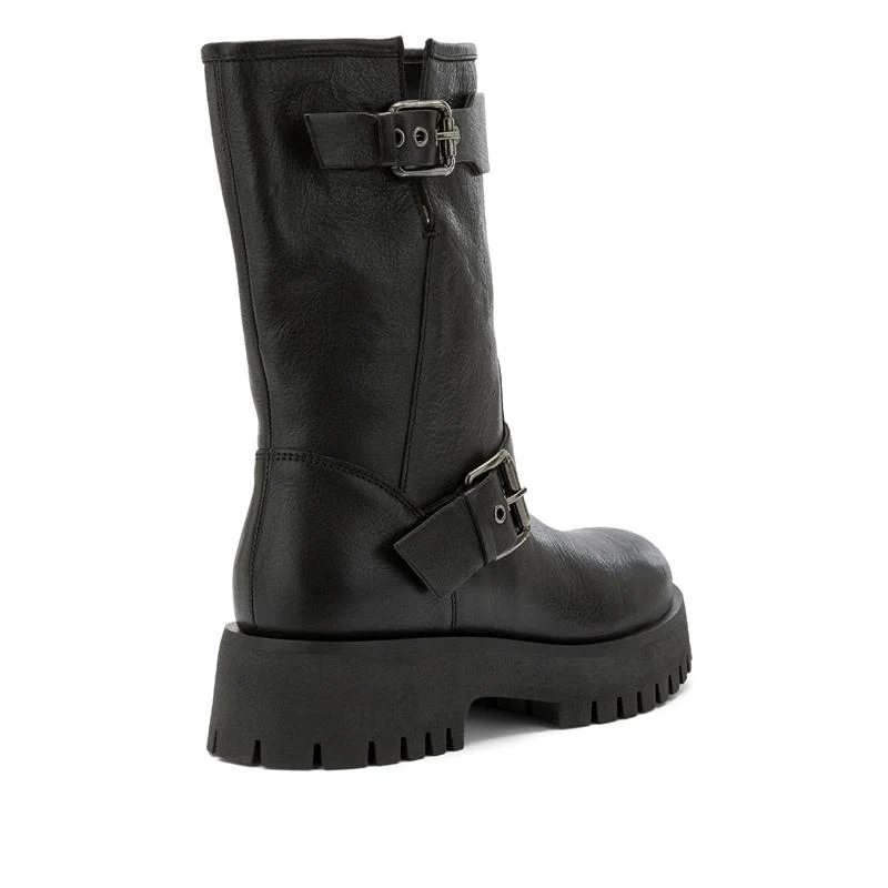 Anfibi carmens donna buckle 54004 neri ai - immagine 4