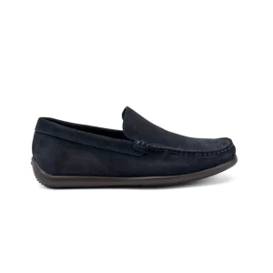 Mocassino frau uomo 14h4 blu slip on p25