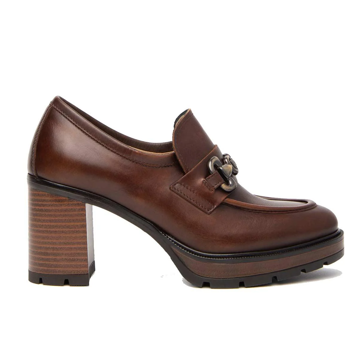 Mocassini NeroGiardini donna I411432D beige - immagine 2