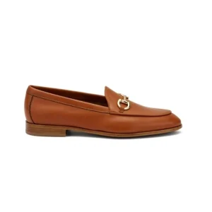 Mocassino frau donna 94p4 cognac mousse cuoio p25