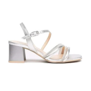 Sandali NeroGiardini donna E513280D argento