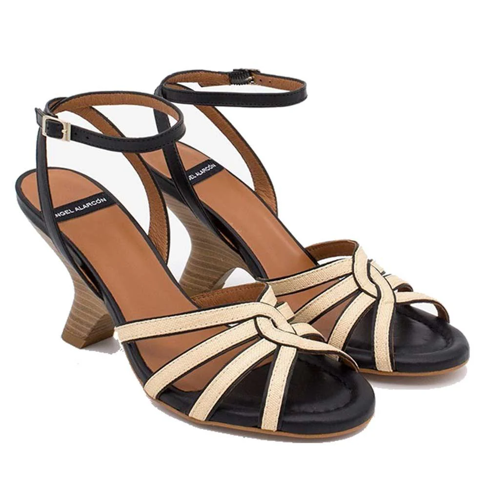 Sandali Angel Aracon donna 24072 Karen neri - immagine 3