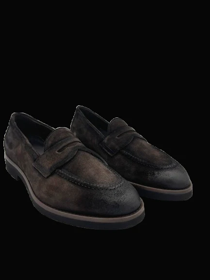 Mocassino marechiaro 7072 camoscio moro a25 - immagine 4