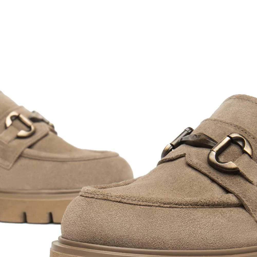 Mocassini NeroGiardini donna I513984D beige - immagine 4