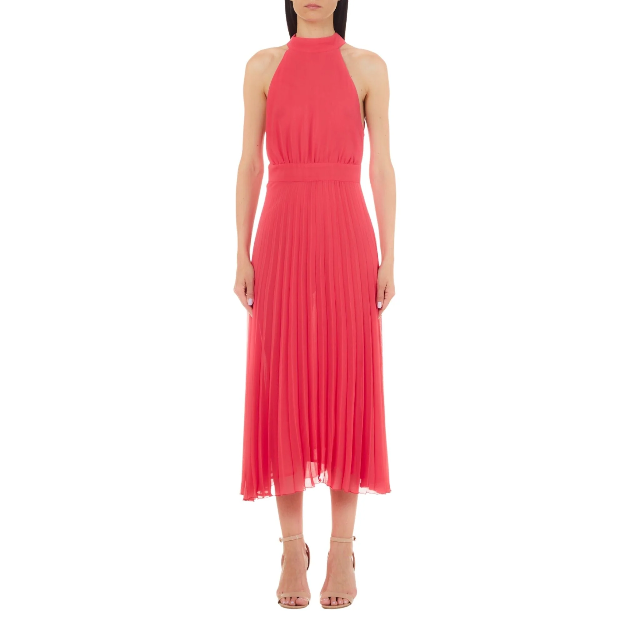 Abito Donna cerimonia con foulard staccabile - immagine 9