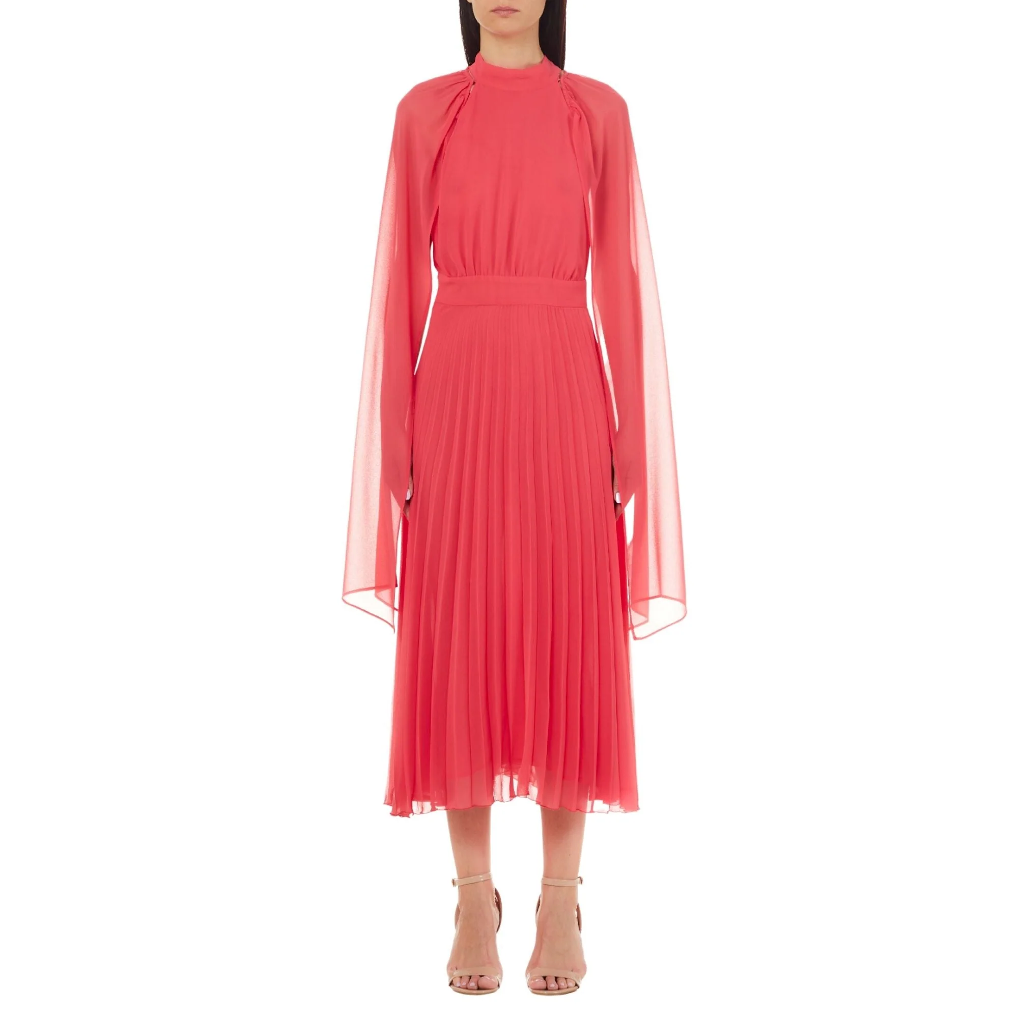 Abito Donna cerimonia con foulard staccabile - immagine 8