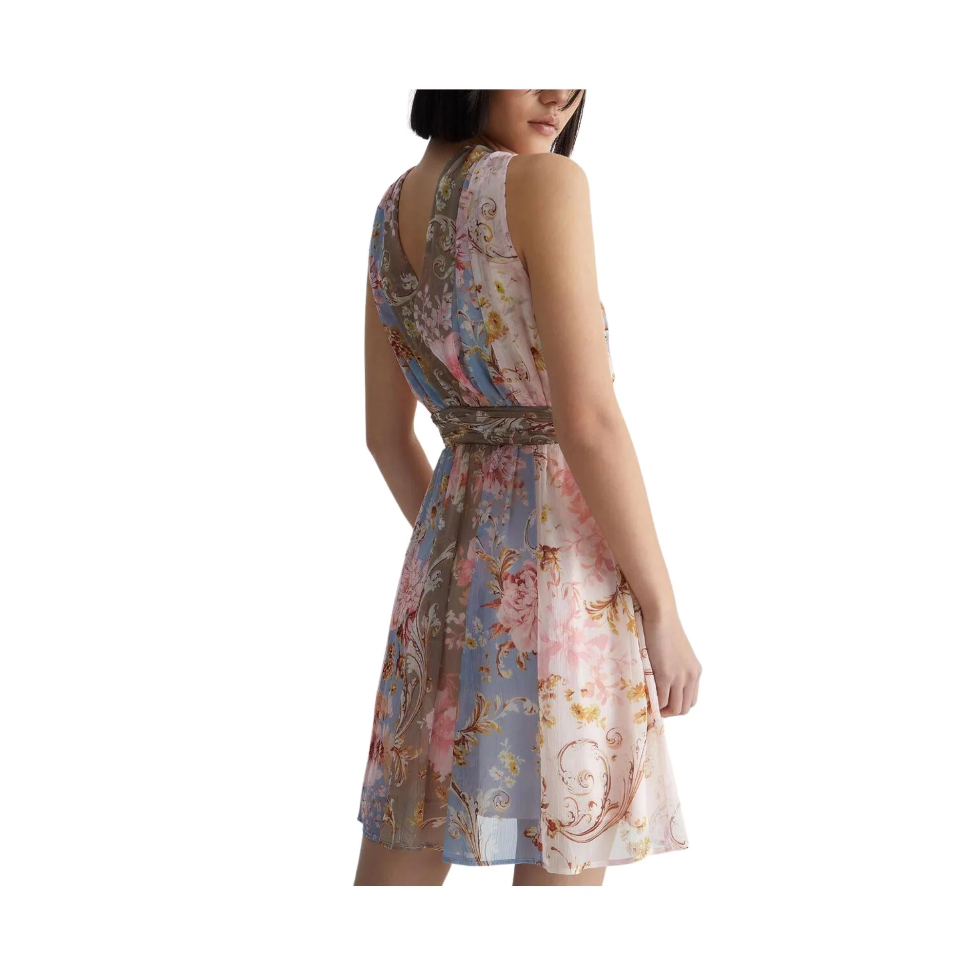 Abito Donna con nodo e stampa floreale - immagine 9