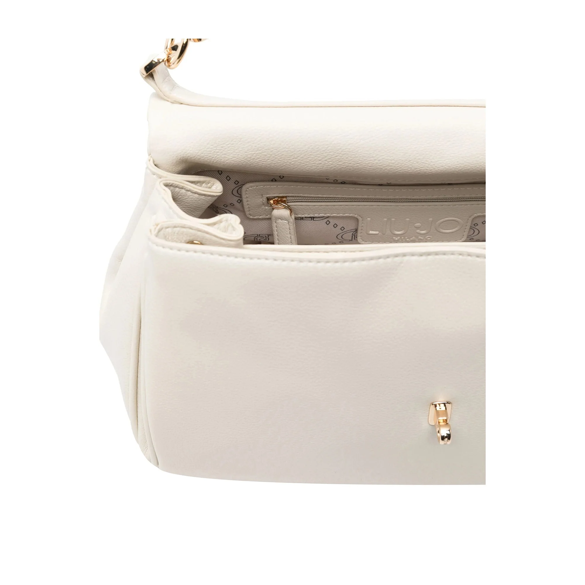 Borsa Donna media M Hobo in similpelle Bianco - immagine 4