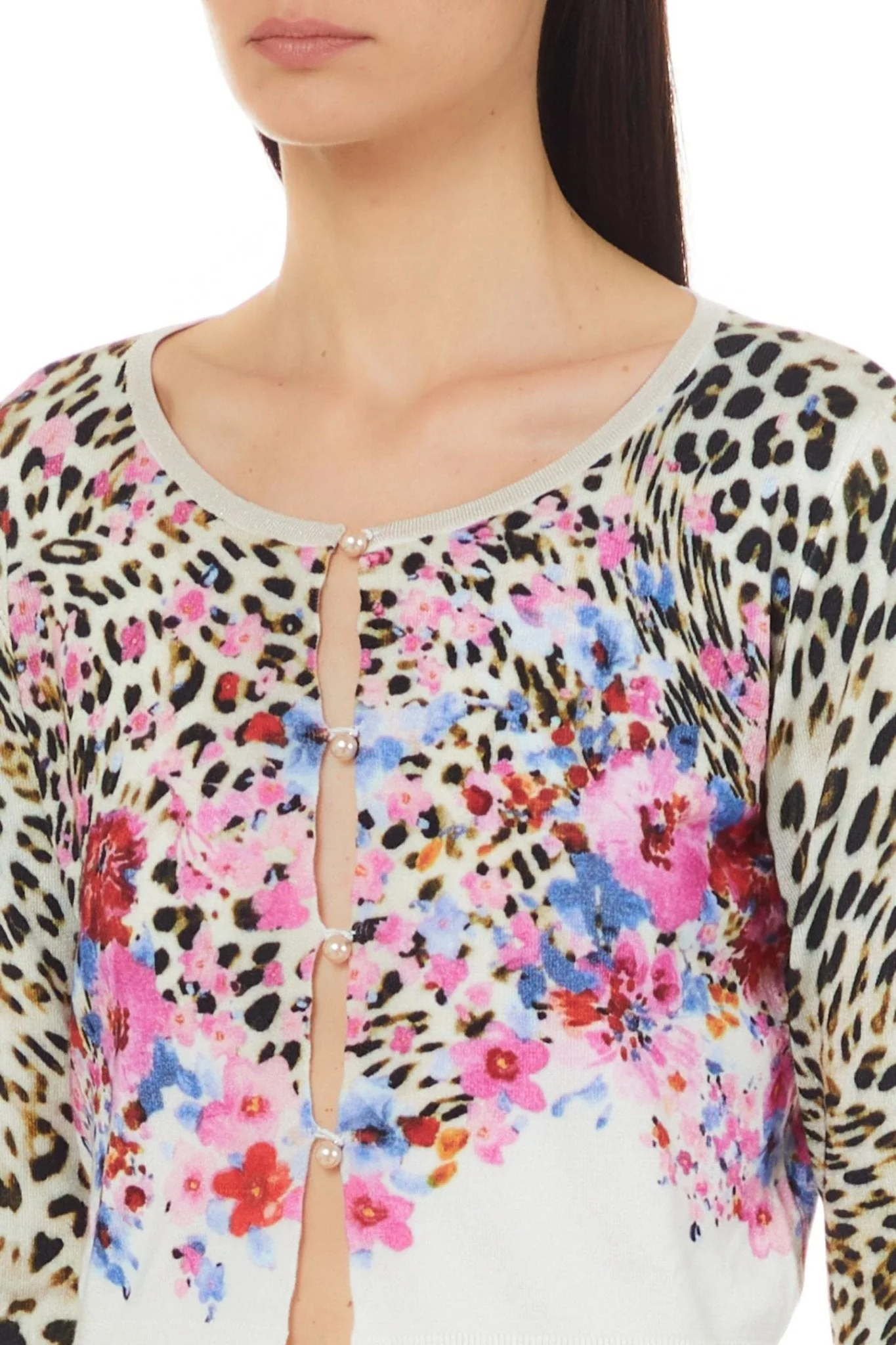 Cardigan Donna con fantasia animalier - immagine 8
