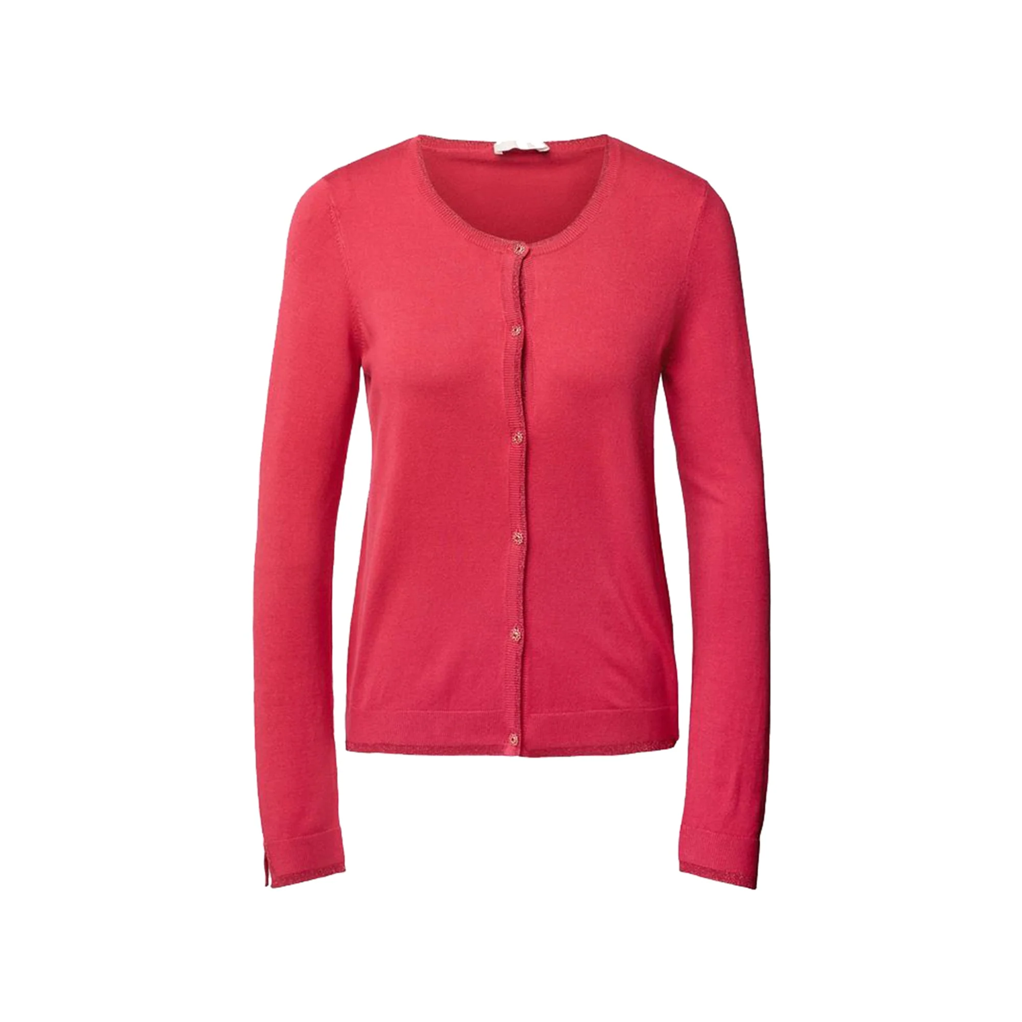 Cardigan Donna girocollo dettagli lurex - immagine 2