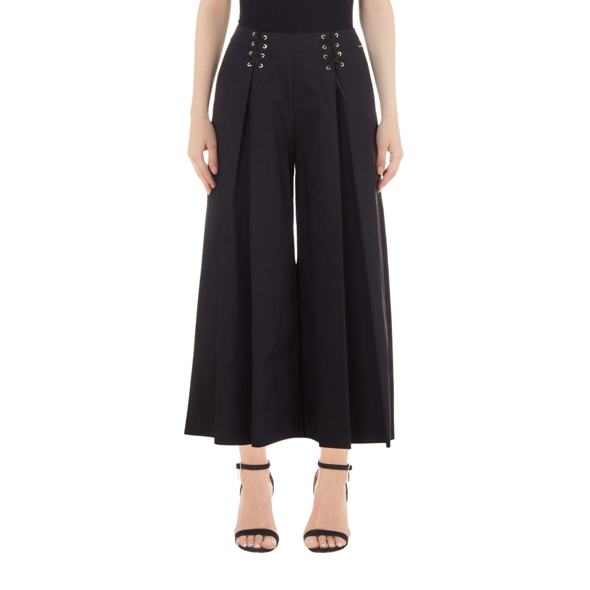Pantalone Donna a palazzo cropped - immagine 5