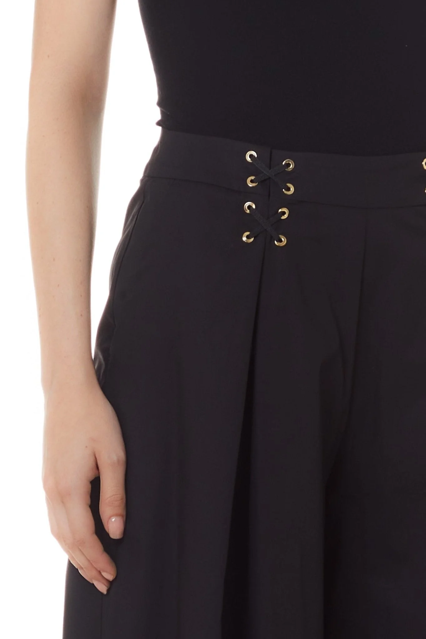 Pantalone Donna a palazzo cropped - immagine 7