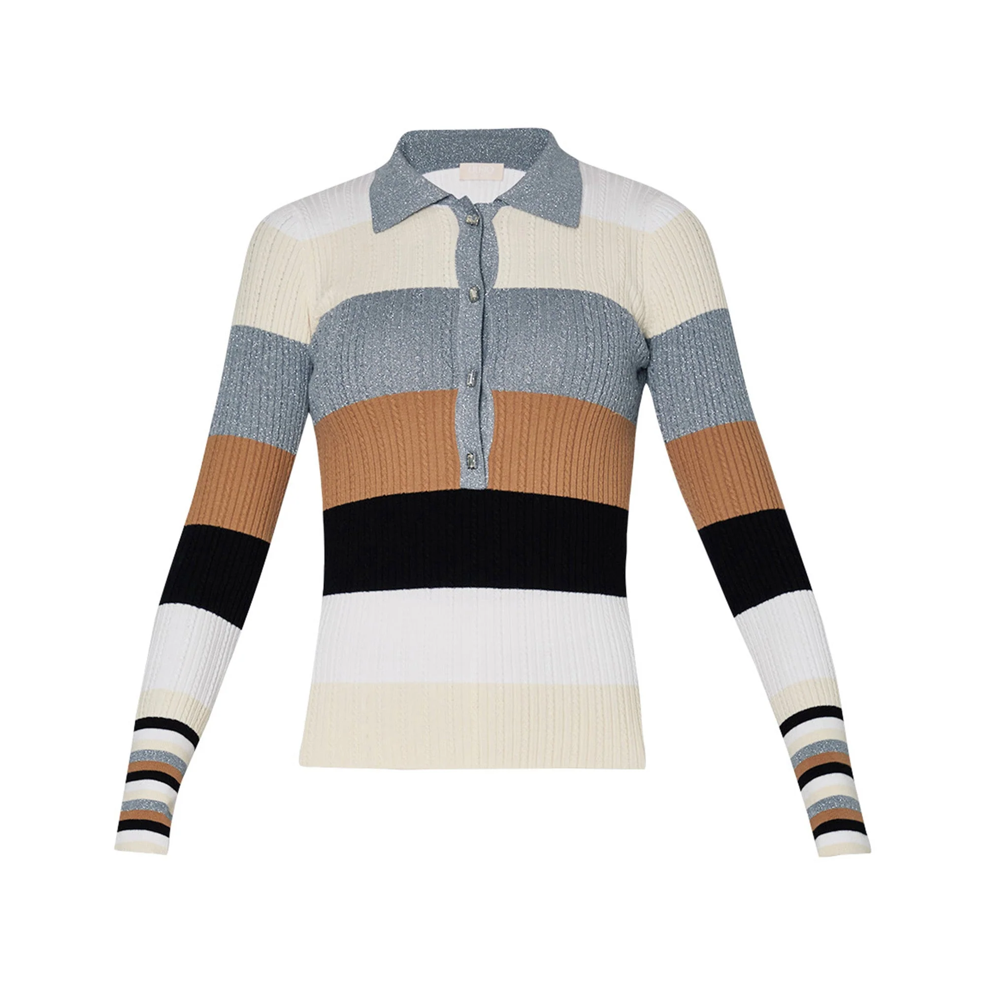 Polo Donna in maglia rigata - immagine 9