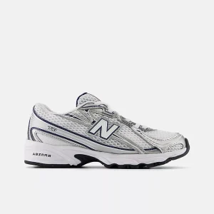 NEW BALANCE - NEW BALANCE 740 BUNGEE LACE NAVY WHITE KIDS
