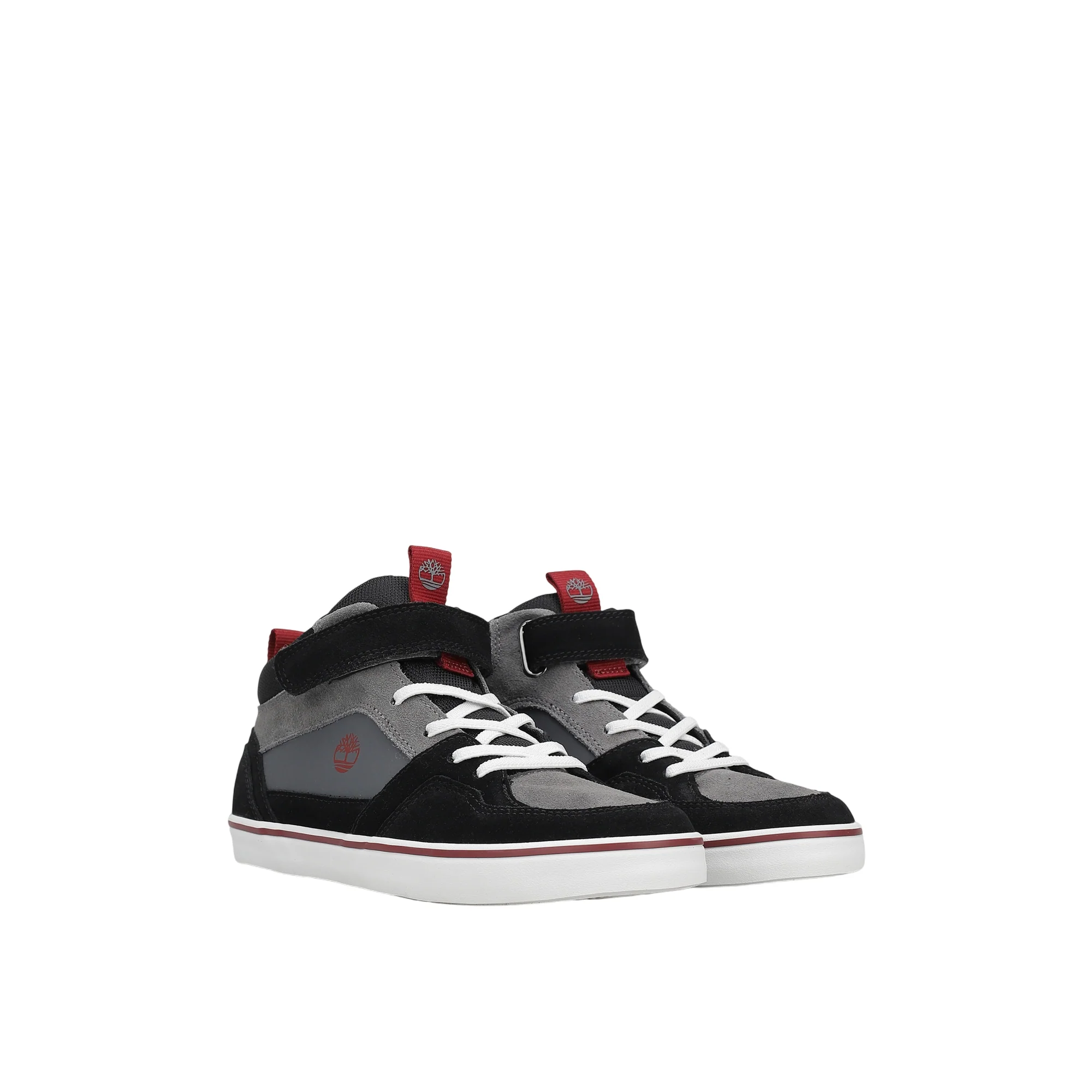 Sneakers Bambino Mid con cinturino Grigio - immagine 3