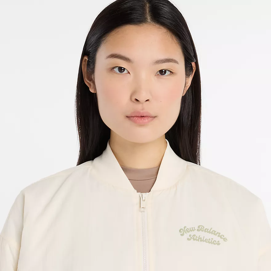 NEW BALANCE - LINEAR HERITAGE BOMBER JACKET PERMAFROST - immagine 3